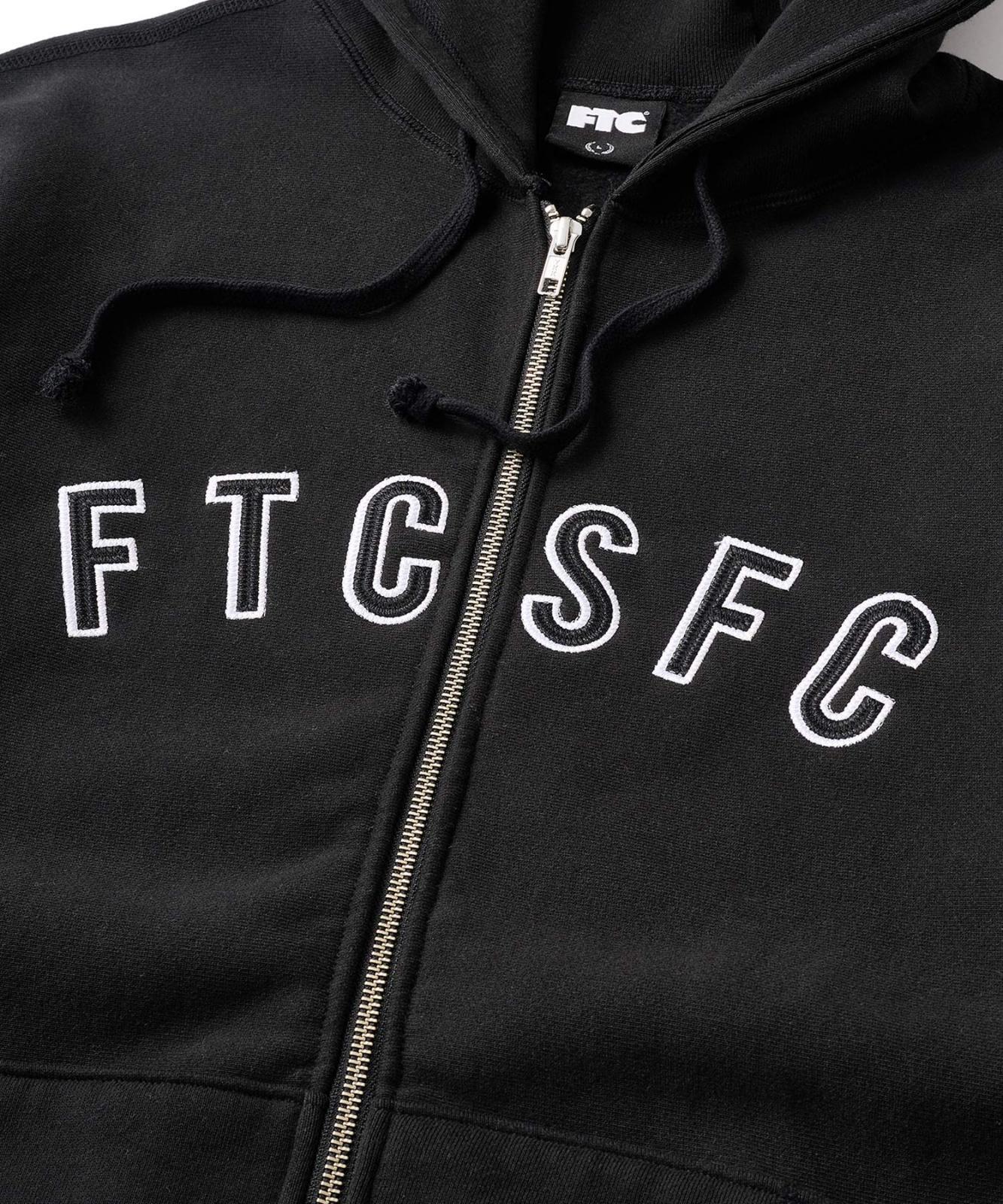 画像2: FTC/ARC LOGO ZIP UP HOODY  BLACK