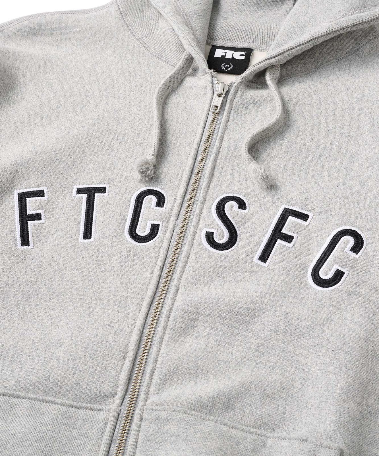 画像2: FTC/ARC LOGO ZIP UP HOODY  GRAY