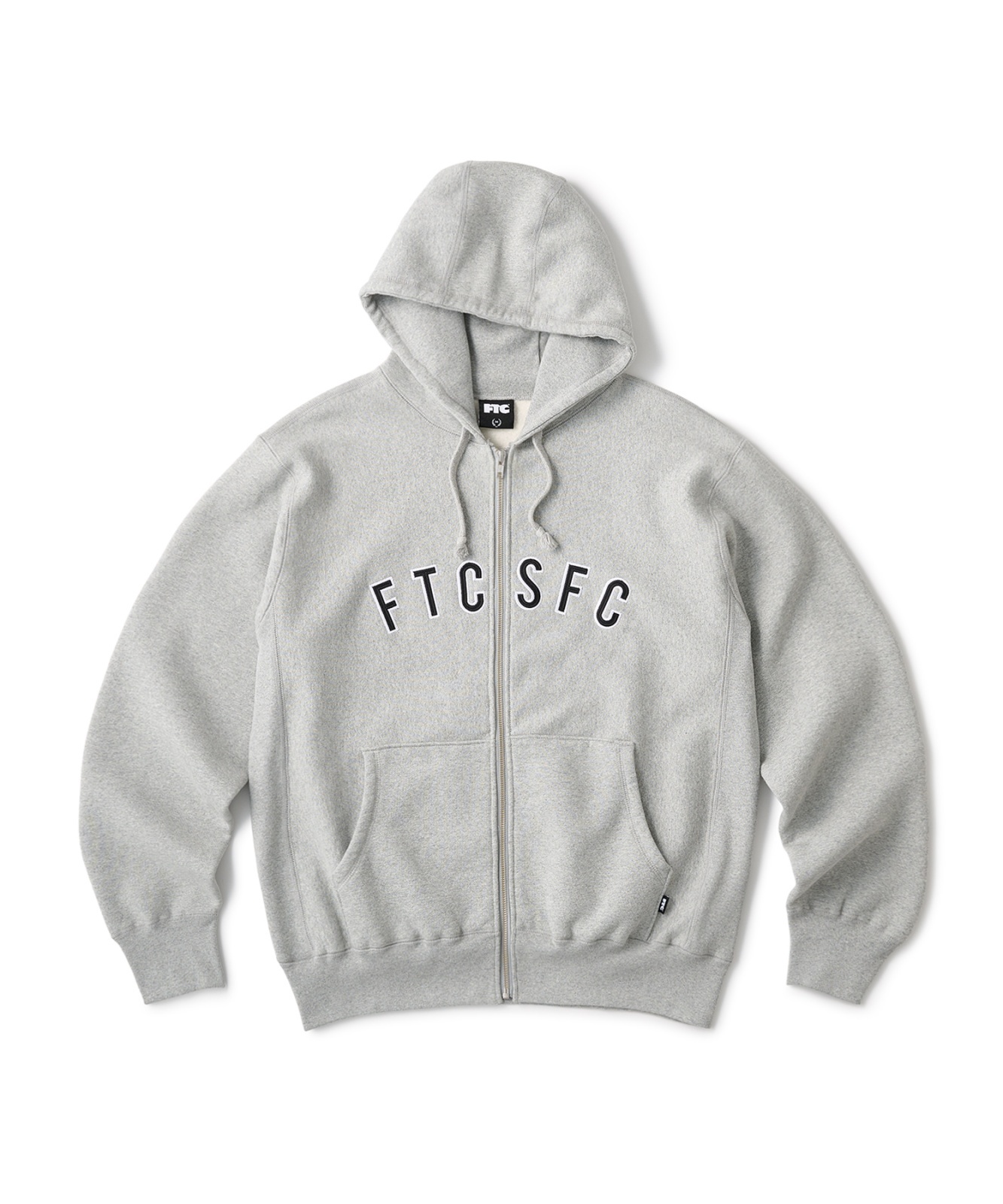 画像1: FTC/ARC LOGO ZIP UP HOODY  GRAY