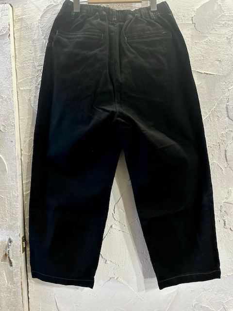 画像2: GYMMASTER/KATSURAGI TWO TUCK PANT  BLACK