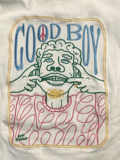 画像3: GYMMASTER/GOOD BOY EMBROIDERY LS T  WHITE