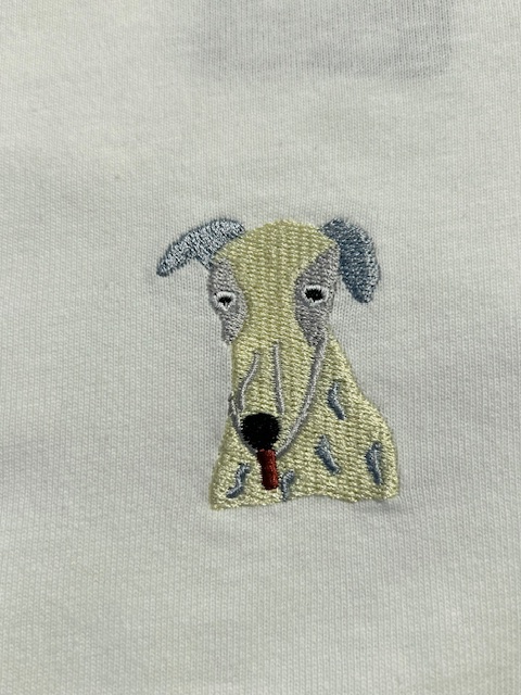 画像4: GYMMASTER/DOG EMBROIDERY BIG LS T  WHITE