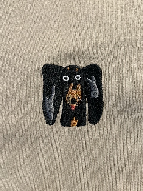 画像4: GYMMASTER/DOG EMBROIDERY BIG LS T  BEIGE