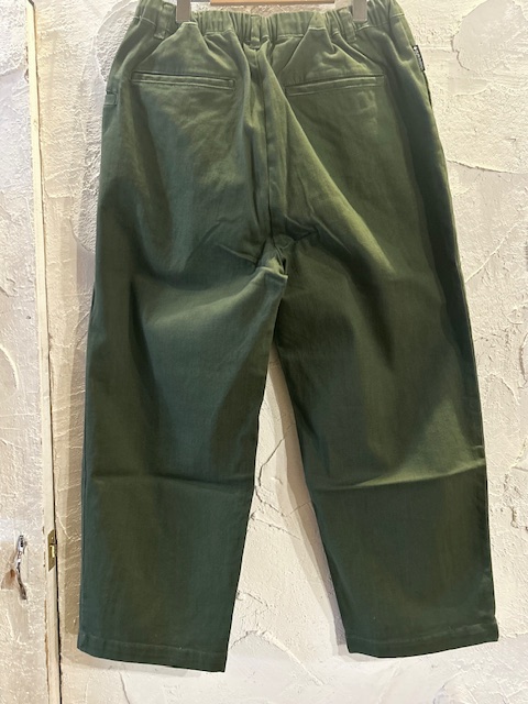 画像2: GYMMASTER/KATSURAGI TWO TUCK PANT  OLIVE