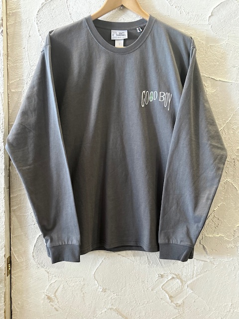 画像2: GYMMASTER/GOOD BOY EMBROIDERY LS T  CHARCOAL