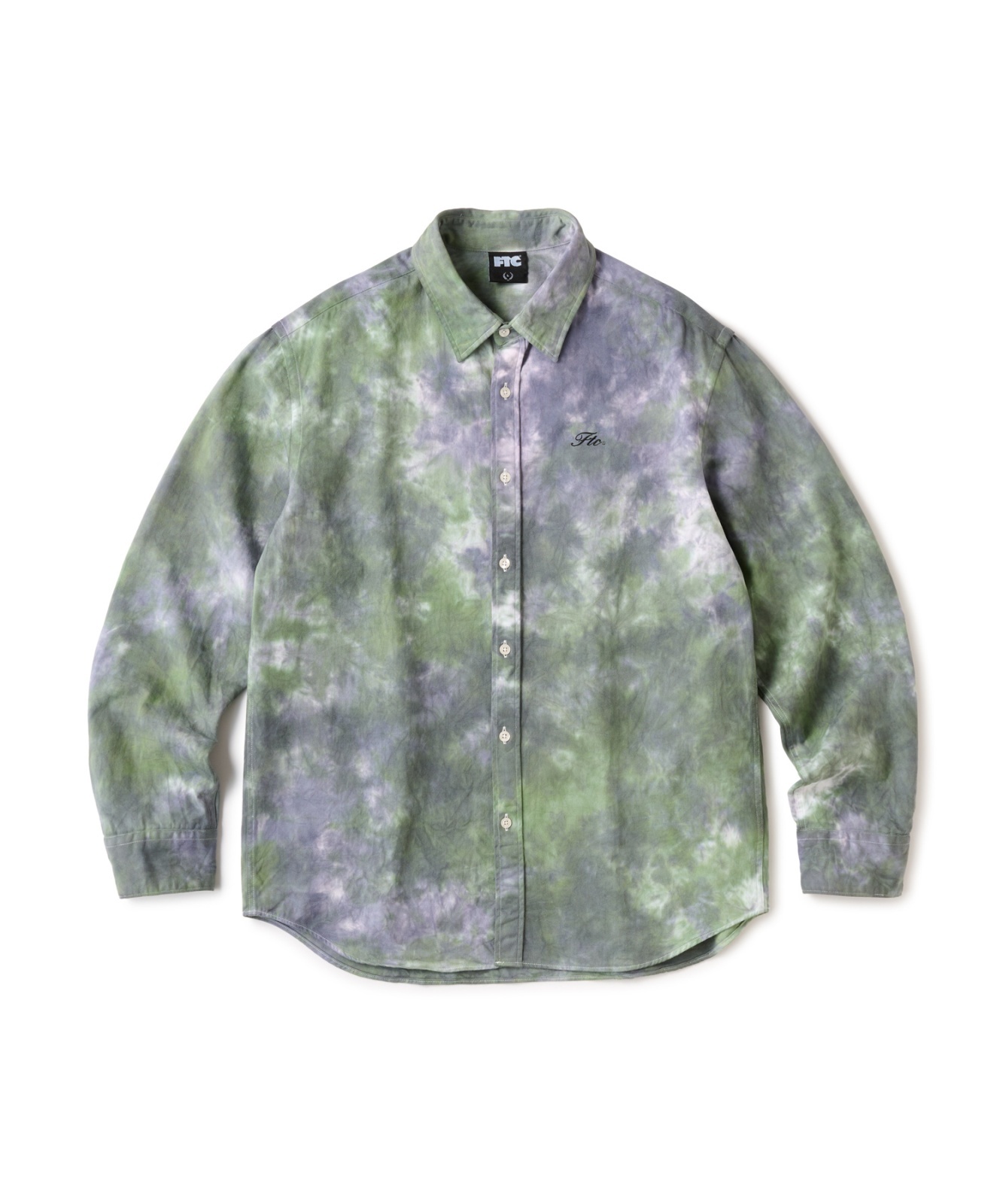 画像1: FTC/WASHED TWILL SHIRT  DYED CAMO