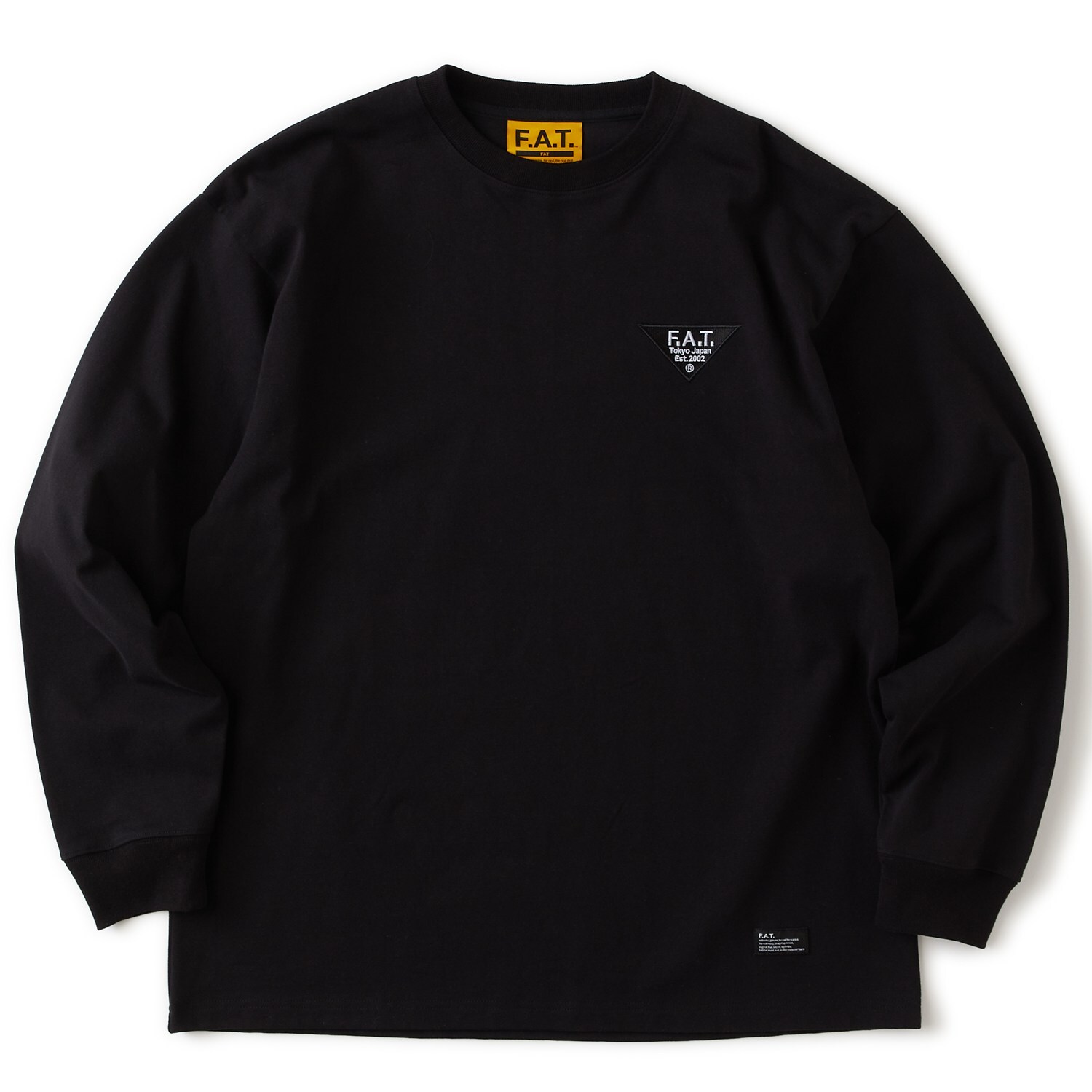 画像1: FAT/INVER Tee L  BLACK