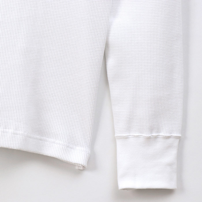 画像4: HANES/BEEFY CREW NECK THERMAL  BLACK