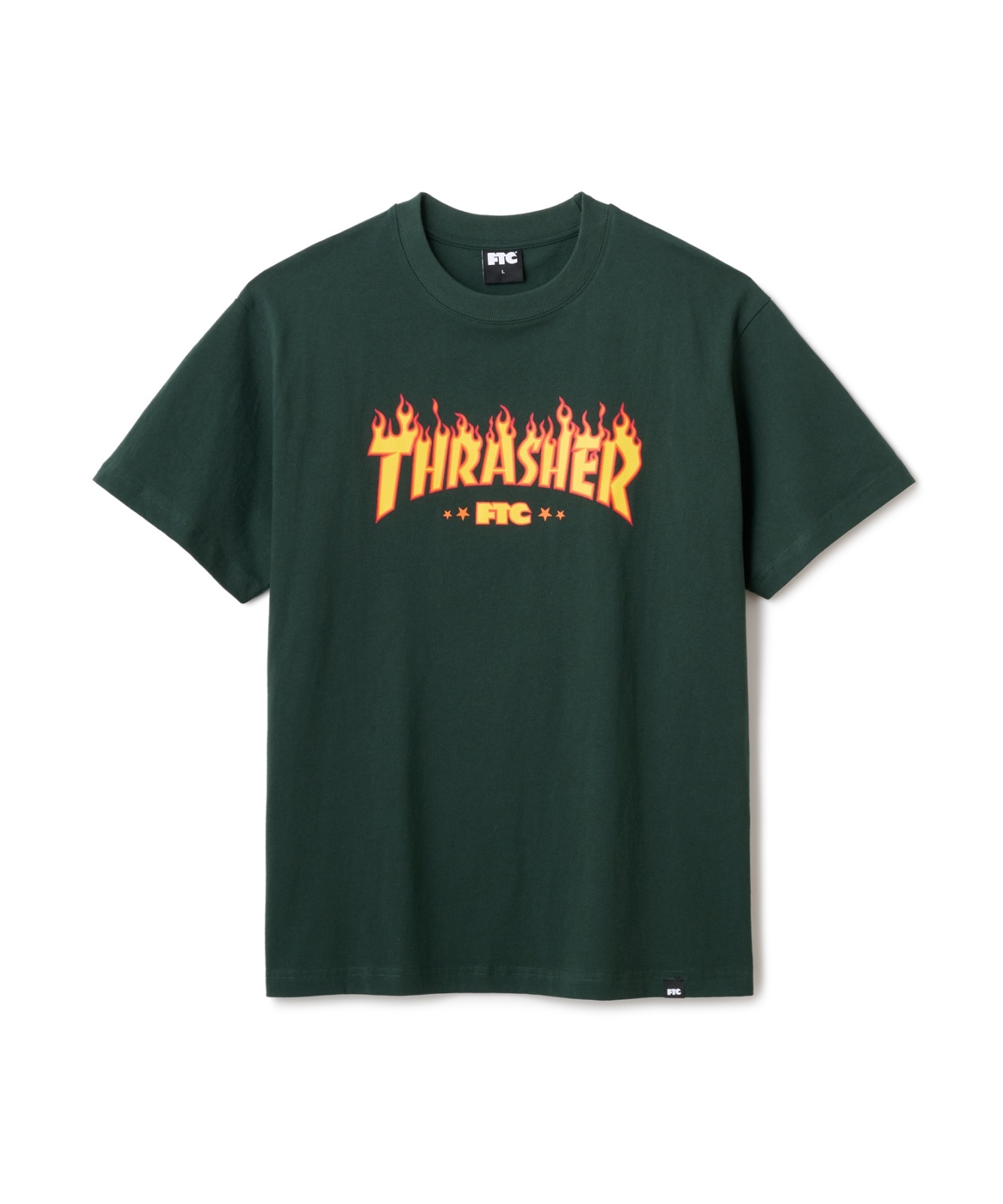 画像1: FTC/xTHRASHER LOGO TEE  FOREST