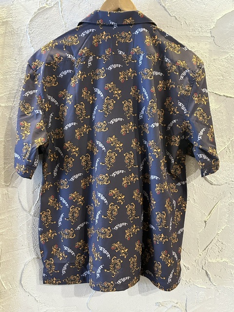 画像2: (再入荷) ALCARZA/OPEN SHIRTS TIGER  CHARCOAL