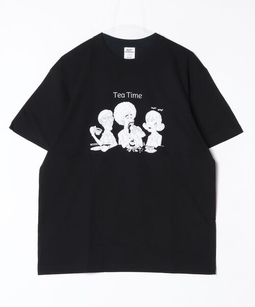 画像1: GYMMASTER/TEA TIME T  BLACK