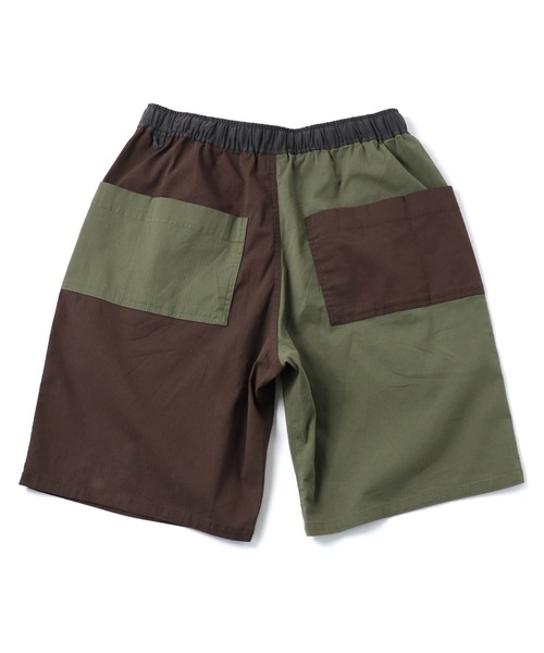 画像2: GYMMASTER/STRETCH HERRINGBONE EASY SHORTS  BLACK
