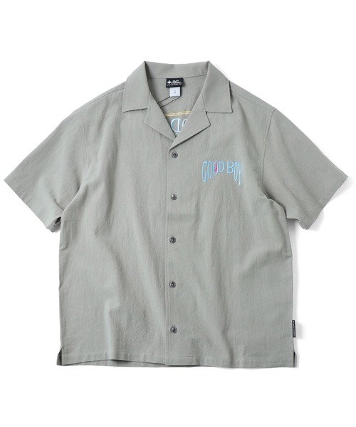 画像2: GYMMASTER/GOOD BOY EMBROIDERY SHIRTS  GRAY