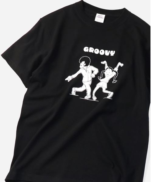 画像1: GYMMASTER/GROOVY T  BLACK
