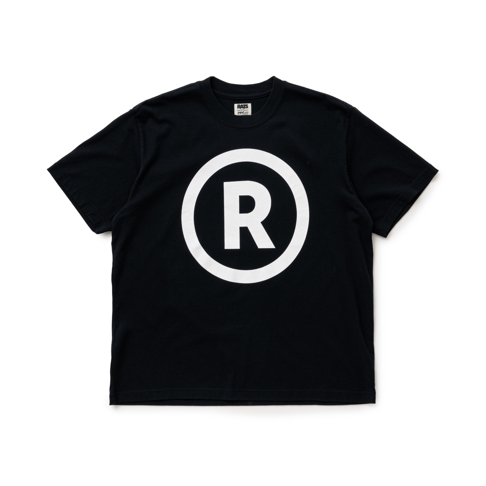 画像1: RATS/REGISTERED TRADE MARK T  BLACK