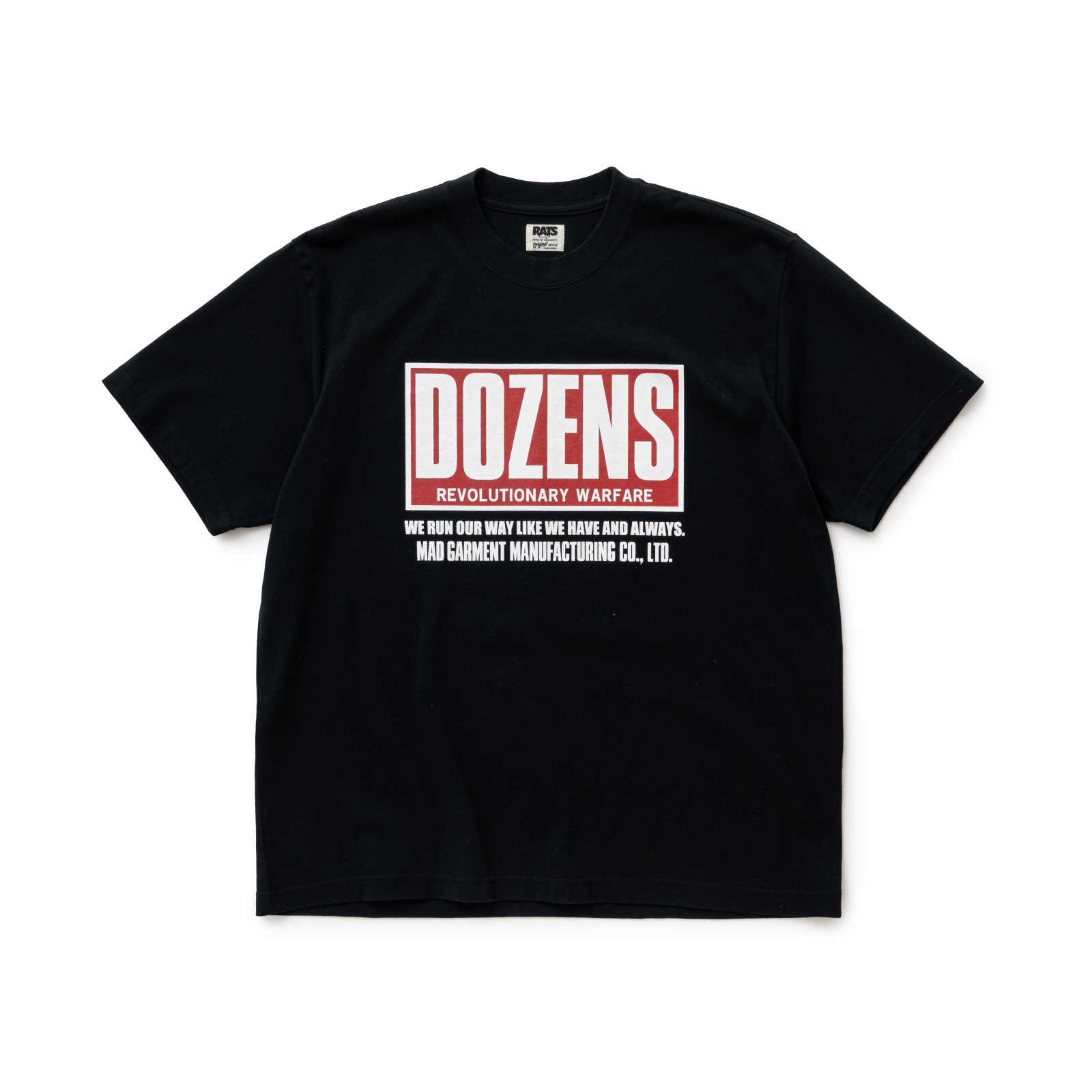 画像1: RATS/DOZENS T  BLACK