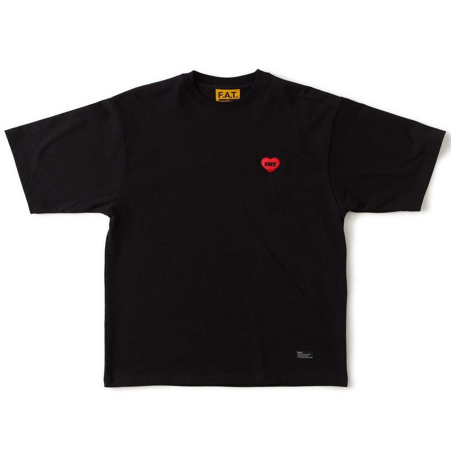 画像1: FAT/HEARTee  BLACK