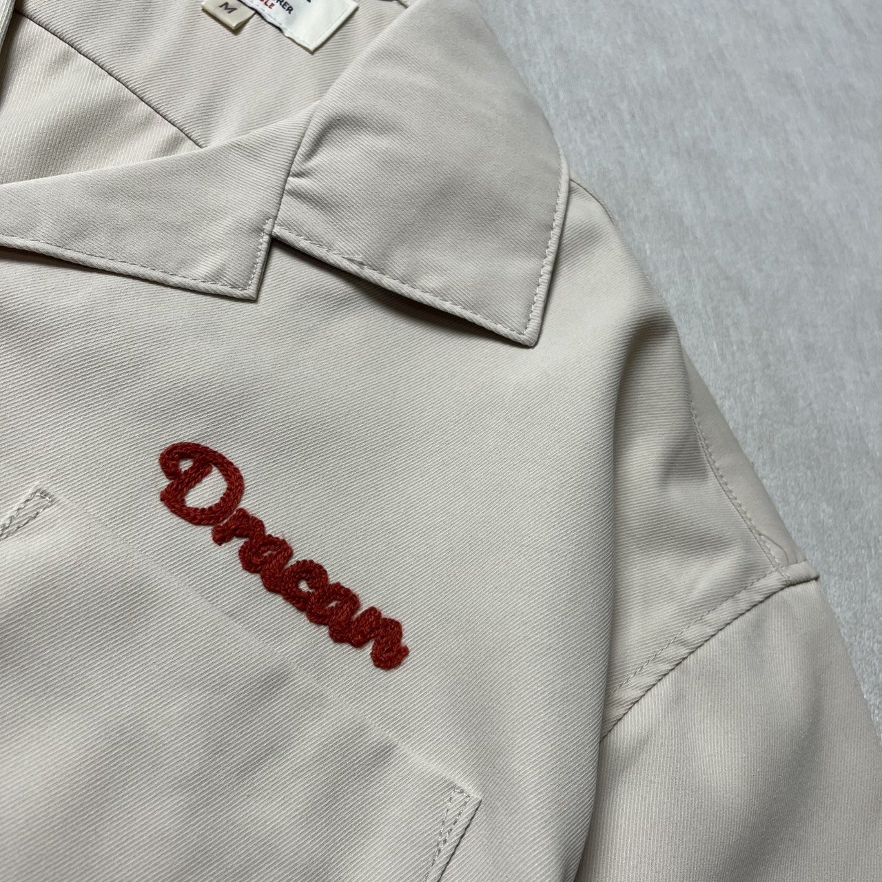 画像4: ALCARZA/BACK EMBROIDERY SHIRT SNAKE  OFF.WHITE