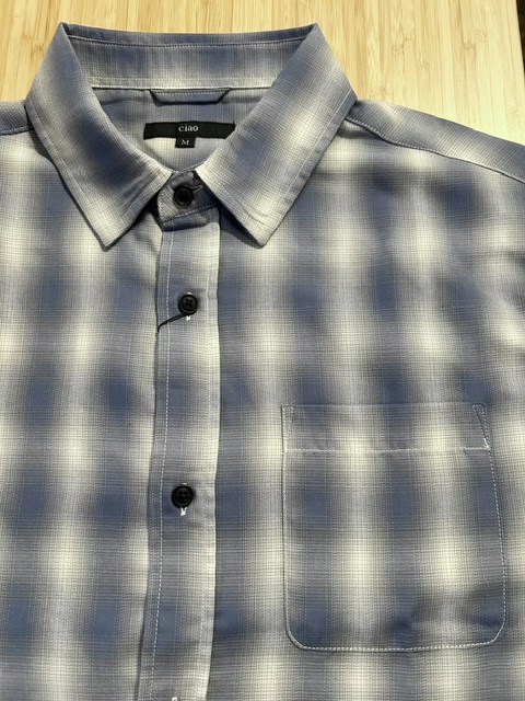 画像3: CIAO/OMBRE CHECK SS SHIRT  BLUE