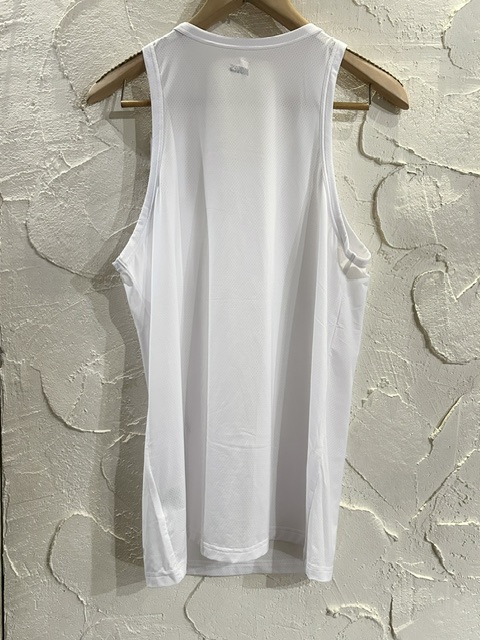 画像2: HANES/NYLON STRETCH MESH TANKTOP  WHITE