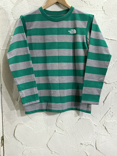 画像1: THE NORTH FACE/LS FIELD BORDER T  PRIMAL GREEN