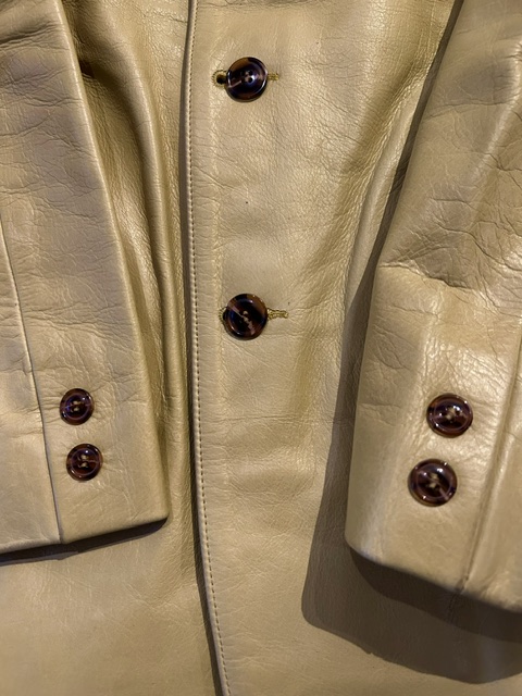 画像4: (USED) INDIAN MOTORCYCLE/LEATHER TAILORED JKT  CREAM(YELLOW)