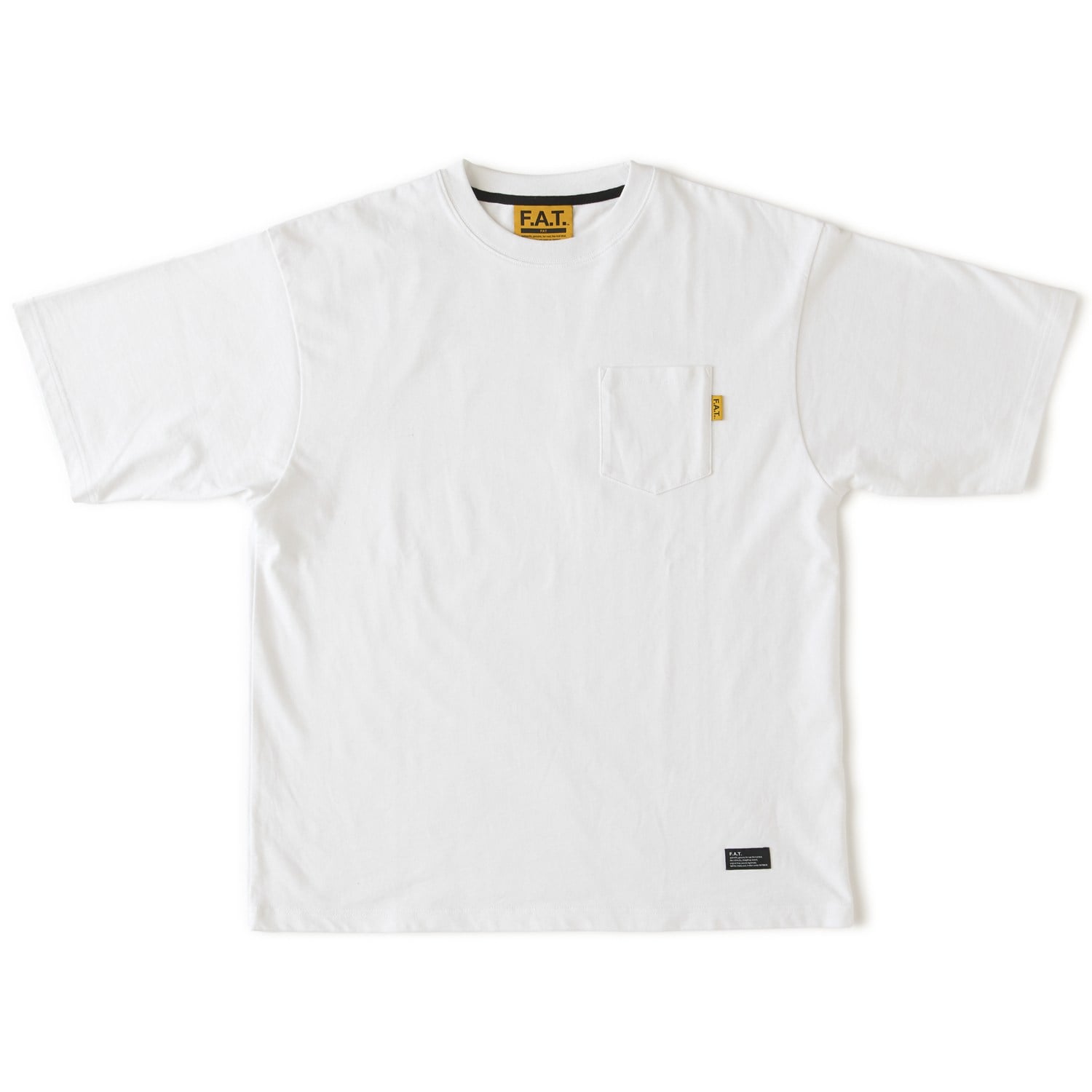 画像1: FAT/POCKETee  WHITE