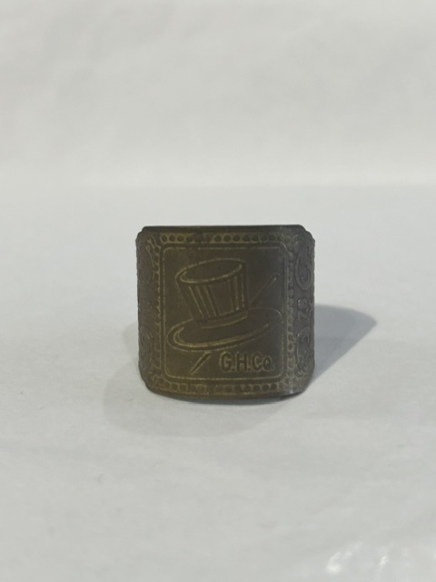 画像1: GLAD HAND(グラッドハンド)/CIGAR TAG RING BRASS  HAT