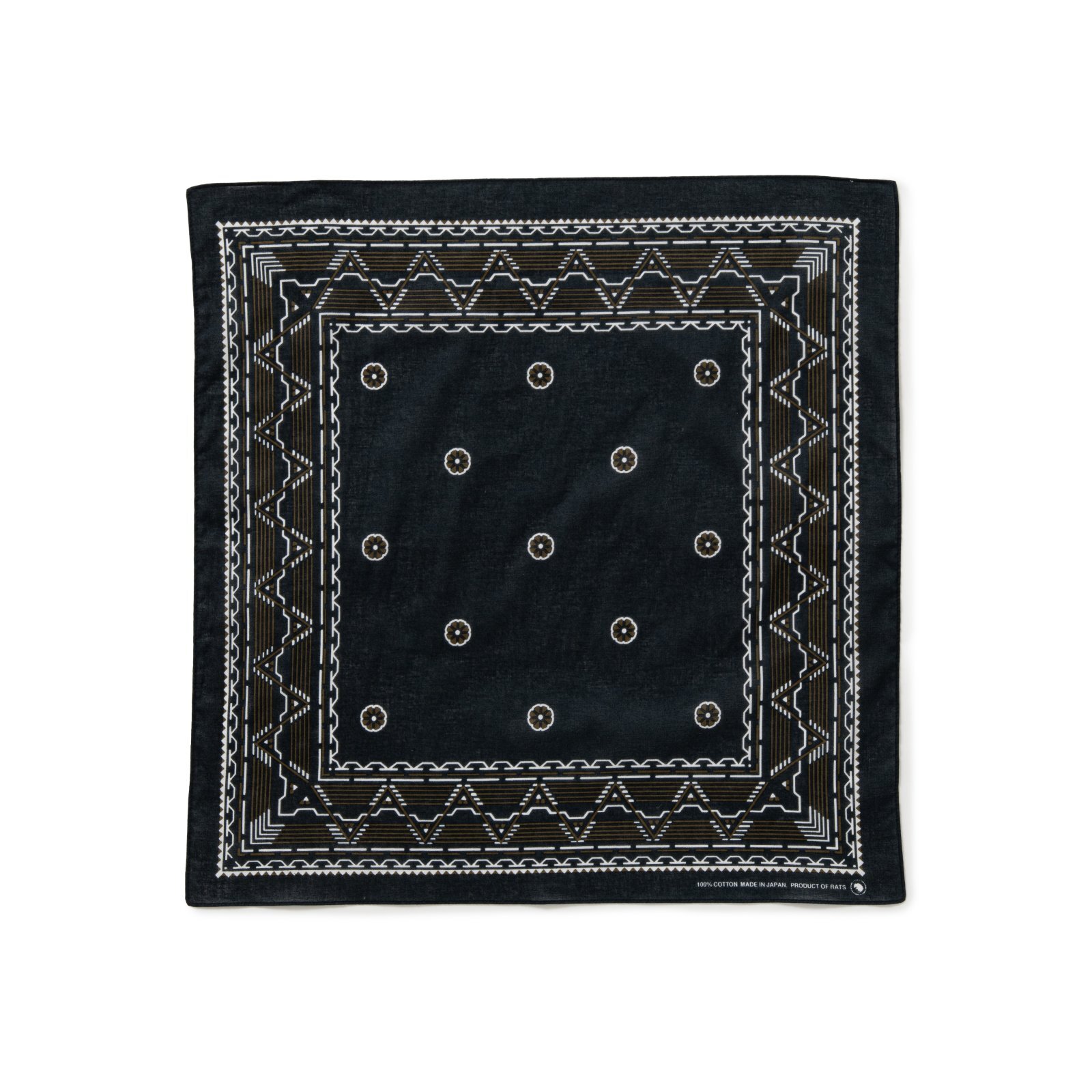 画像1: RATS/BANDANA  BLACK