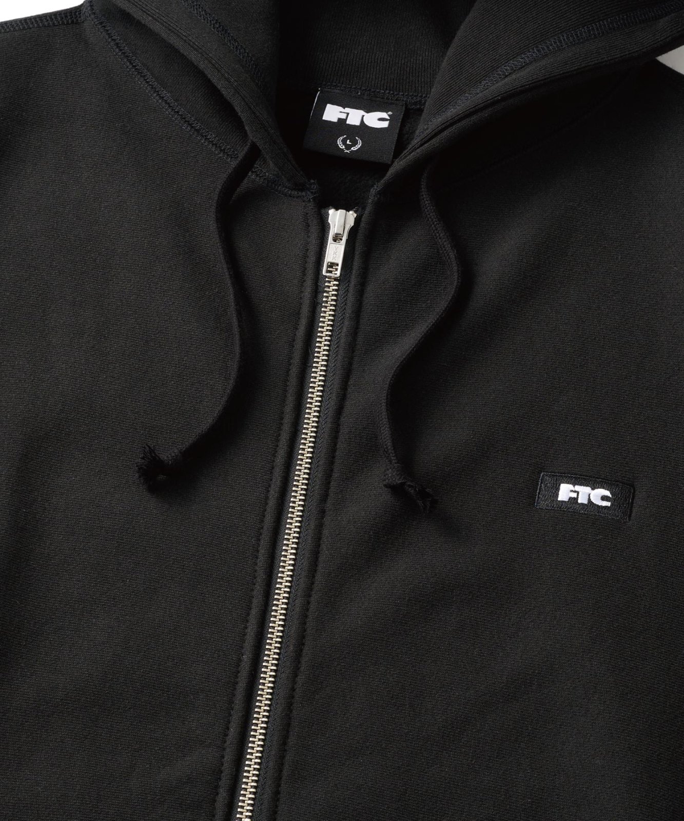 画像2: FTC/SMALL BOX LOGO ZIP UP HOODY  BLACK