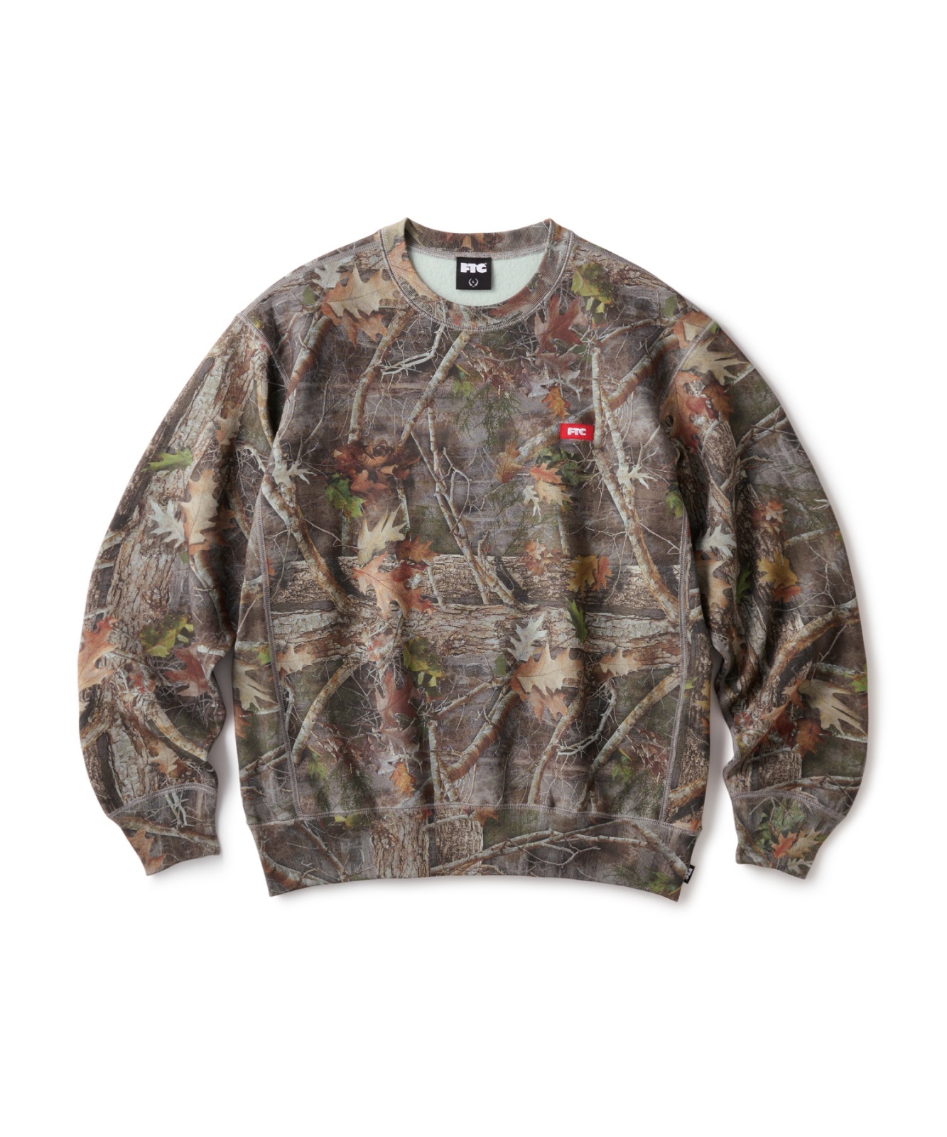 画像1: FTC/SMALL BOX LOGO CREW NECK  CAMO