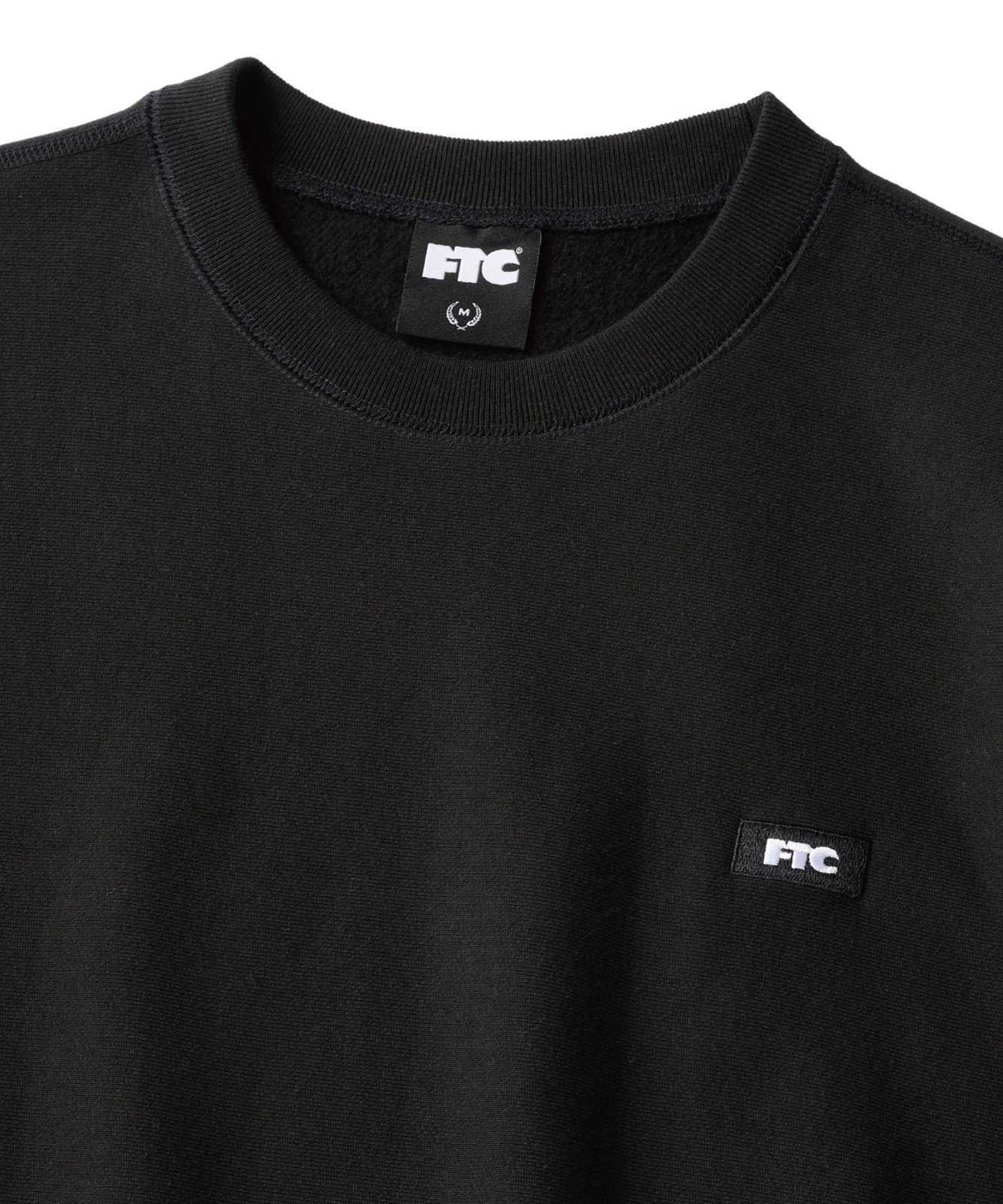 画像2: FTC/SMALL BOX LOGO CREW NECK  BLACK