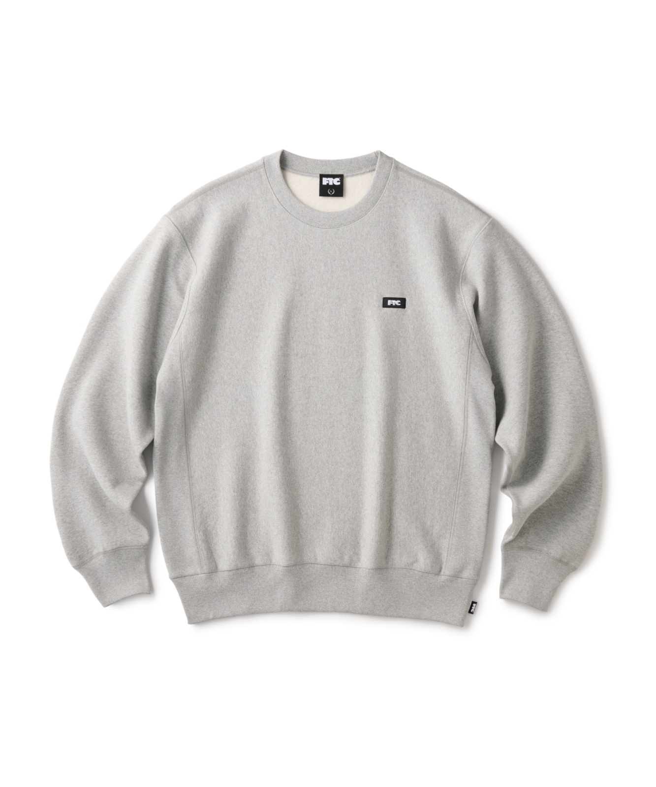 画像1: FTC/SMALL BOX LOGO CREW NECK  GRAY