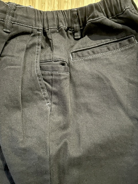 画像6: GYMMASTER/STRETCH TWILL TWO TUCK PANT  BLACK