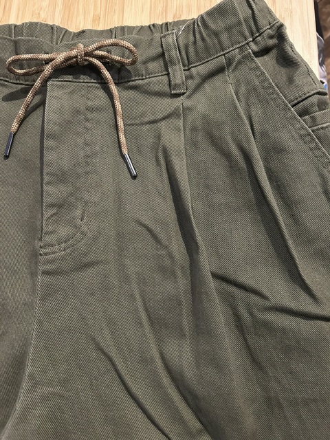 画像4: GYMMASTER/STRETCH TWILL TWO TUCK PANT  OLIVE