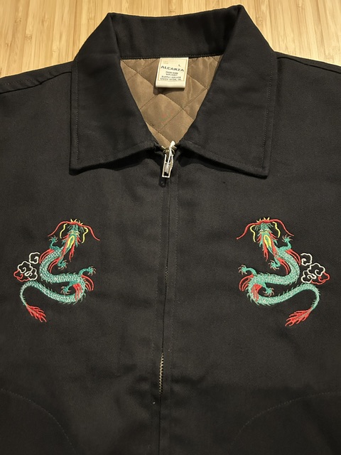 画像4: ALCARZA/DRIZZLER JKT WITH PADDING DRAGON  BLACK