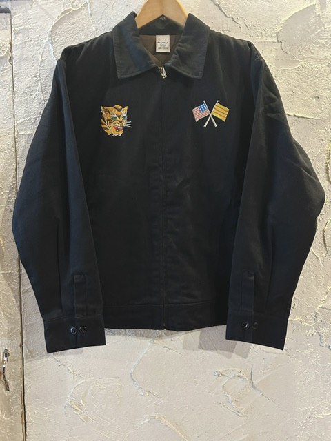 画像2: ALCARZA/DRIZZLER JKT WITH PADDING MAP  BLACK