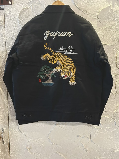 画像1: ALCARZA/DRIZZLER JKT WITH PADDING TIGER  BLACK