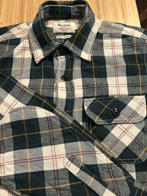 画像4: ALCARZA/HEAVY FLANNEL SHIRT ORANGE