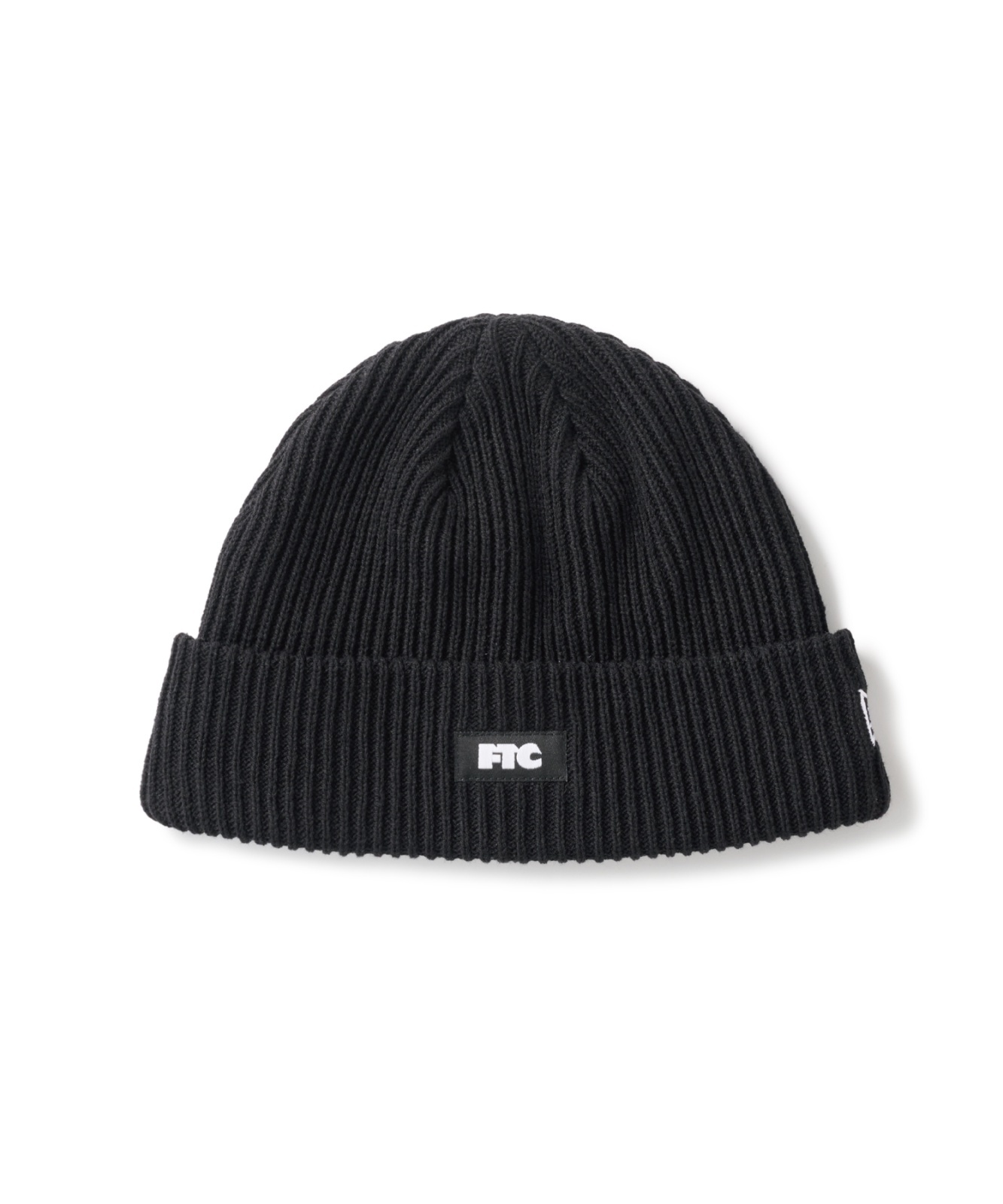 画像1: FTC/NEW ERA RIB BEANIE  BLACK