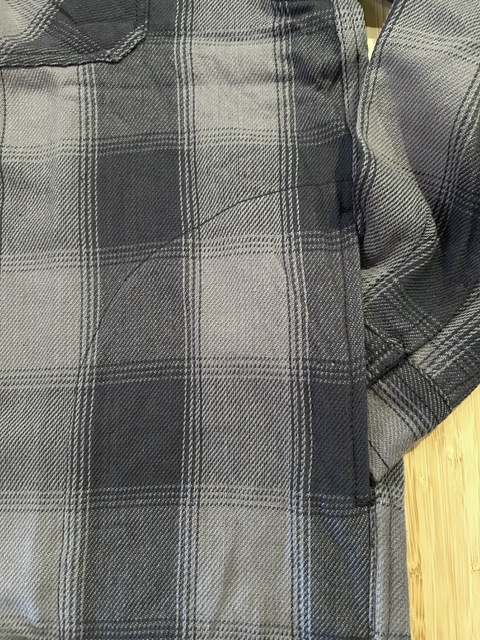 画像6: ALCARZA/HEAVY FLANNEL PARKA OMBRE GRAY