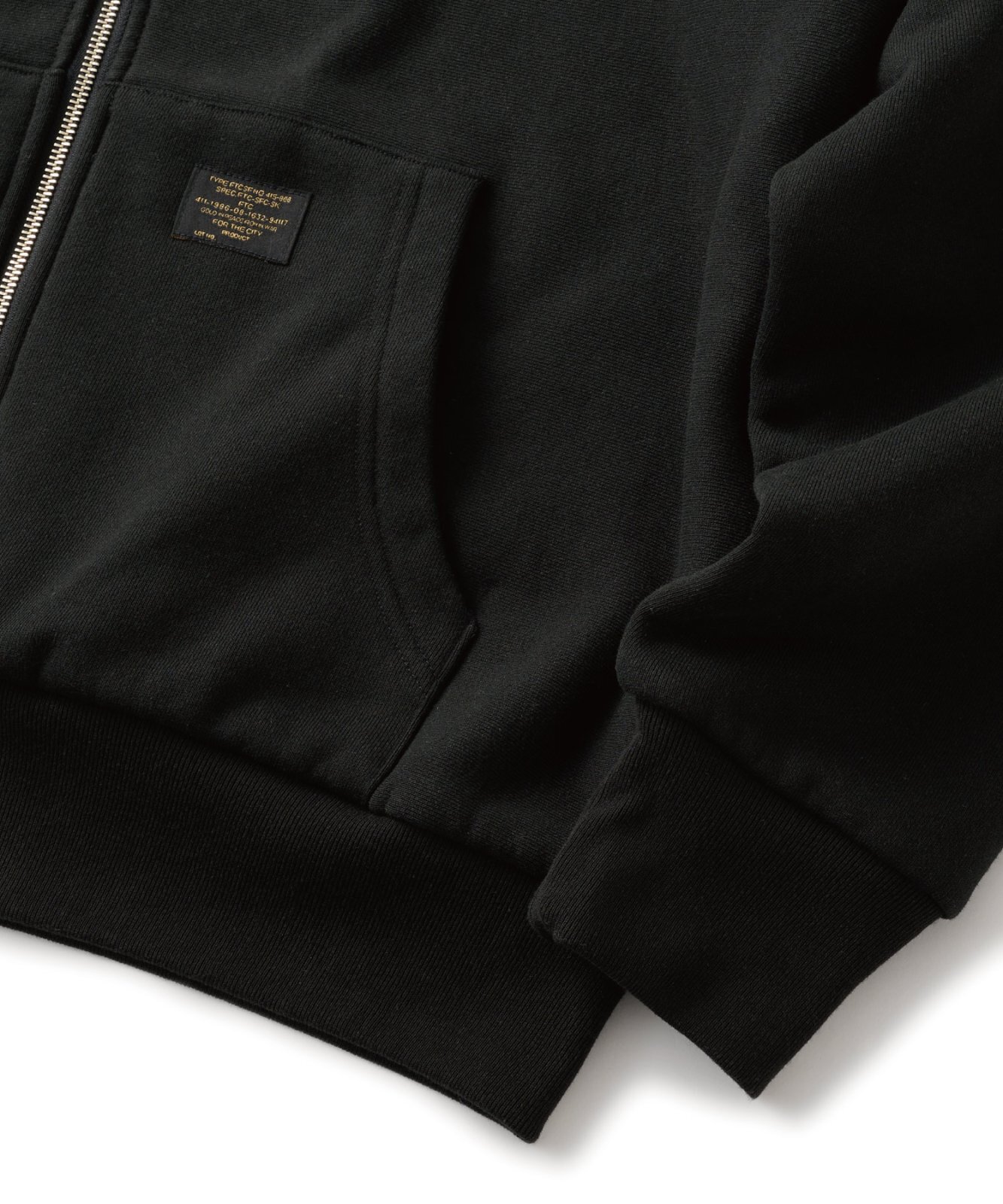 画像4: FTC/THERMAL LINED ZIP UP HOODY  BLACK