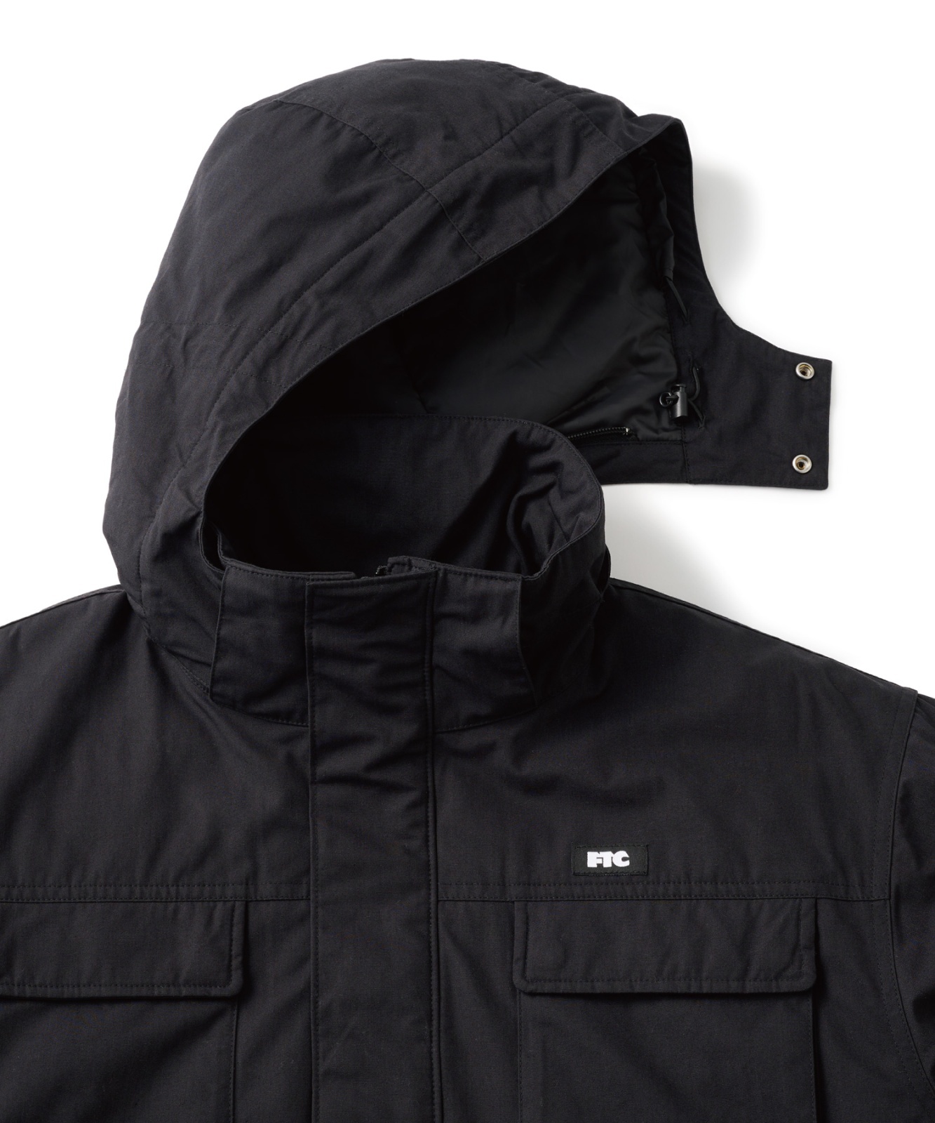画像5: FTC/CORDURA HOODED JACKET  BLACK