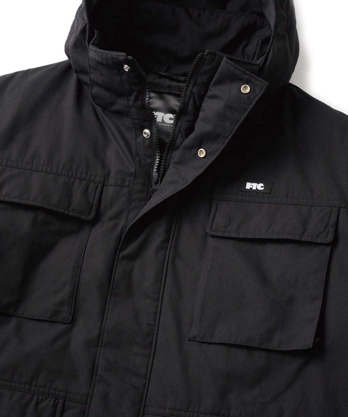 画像4: FTC/CORDURA HOODED JACKET  BLACK