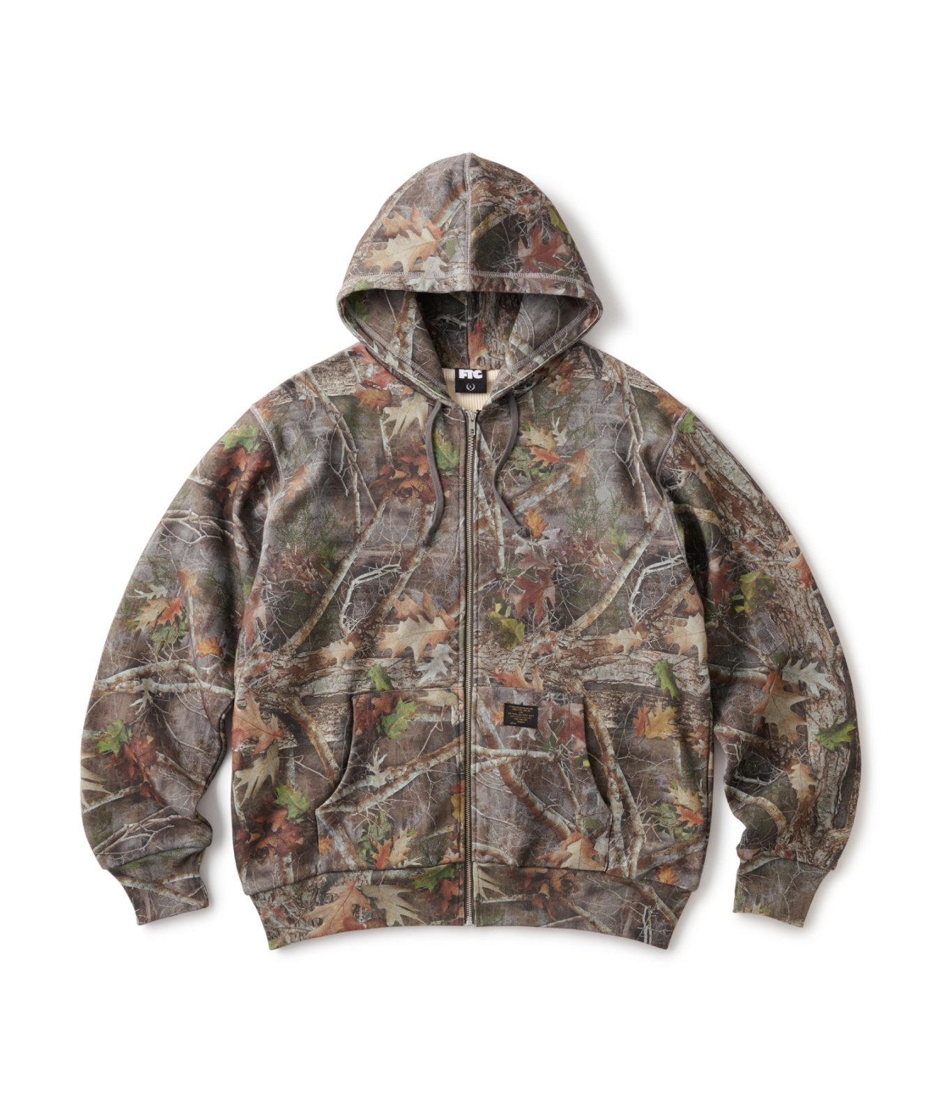 画像1: FTC/THERMAL LINED ZIP UP HOODY  CAMO