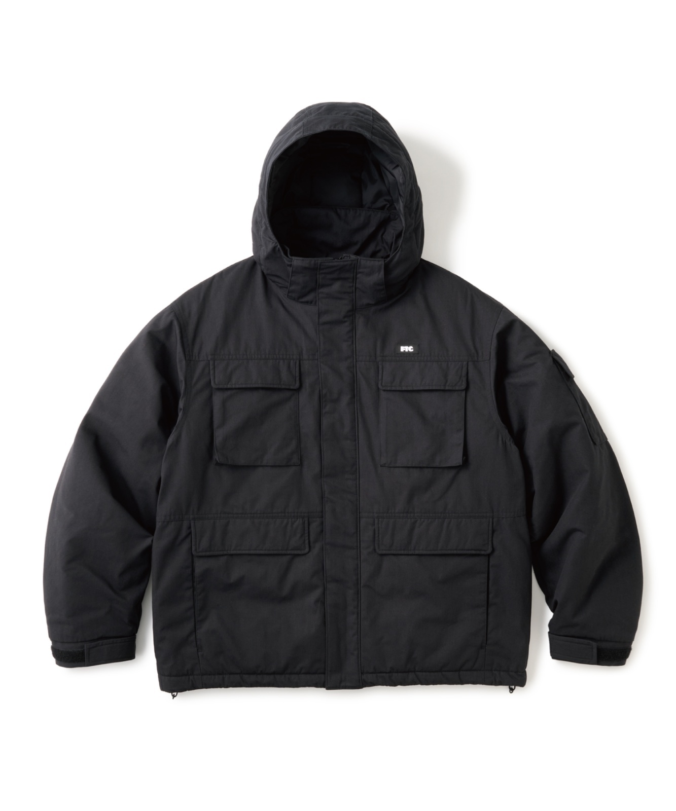 画像1: FTC/CORDURA HOODED JACKET  BLACK