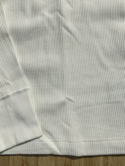 画像5: HANES/BEEFY THERMAL HENLEY NECK  LS T  WHITE