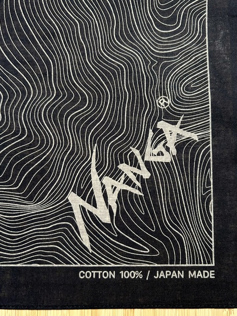 画像3: NANGA/PARBAT CONTOUR MAP BANDANA  BLACK