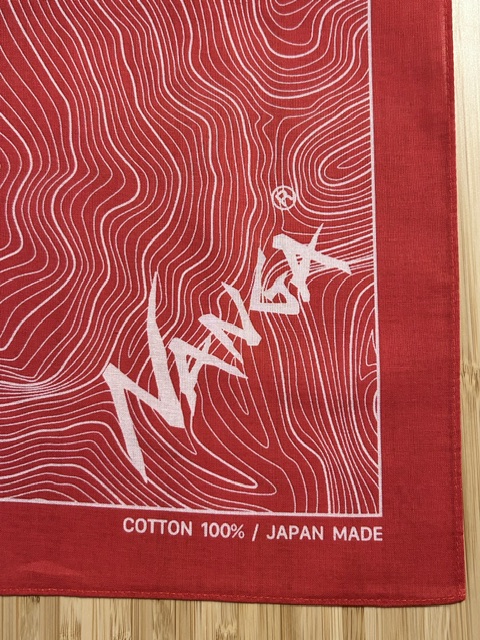 画像3: NANGA/PARBAT CONTOUR MAP BANDANA  RED