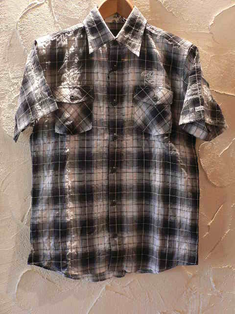 画像1: ☆SALE 50%OFF☆ BLACK EDITION/CHECK SHIRTS  BLACKxGRAYxWHITE